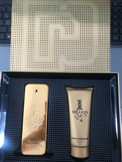 Set Paco rabanne 1 million pour homme eau de toilette 100 ml (2 piezas)