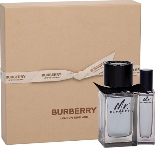 Set Burberry mr. Burberry pour homme eau de toilette 100 ml. Y 30 ml.