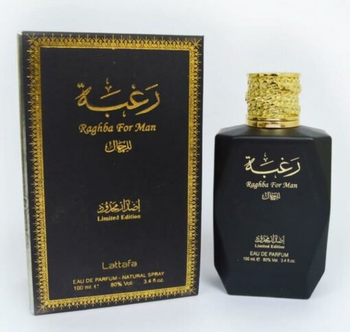 Lattafa Raghba for man eau de parfum 100 ml. Hombre