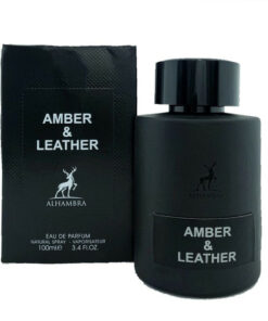 MAISON ALHAMBRA AMBER & LEATHER EAU DE PARFUM 100 ML. HOMBRE