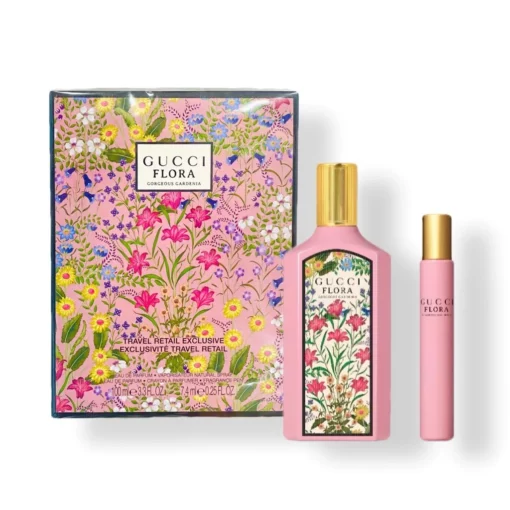Set Gucci flora gorgeous gardenia eau de parfum 100 ml y 10 ml. dama
