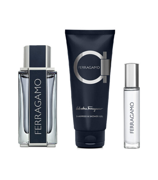 Set Ferragamo De Salvatore Ferragamo Pour Homme (3 piezas) Edt 100 Ml.y 10 ml. Y shampoo and shower gel 100 ml. - Image 2
