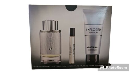 Set Montblanc Explorer Platinum (3 piezas) eau de parfum 100 ml. Y 7.5 ml., gel de ducha 100 ml. Hombre
