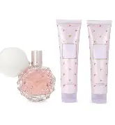 Set Ariana Grande Ari (3 piezas) eau de parfum 100 ml., bath and shower 100 ml., body souffle 100 ml. Mujer